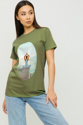 Футболка Boyfriend / дихаючий принт /