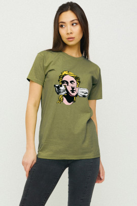 Футболка Boyfriend / дихаючий принт /