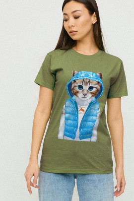 Футболка Boyfriend / дихаючий принт /