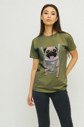 Футболка Boyfriend / дихаючий принт /