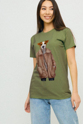 Футболка Boyfriend / дихаючий принт /