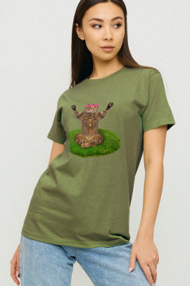 Футболка Boyfriend / дихаючий принт /