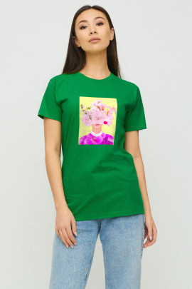 Футболка Boyfriend / дихаючий принт /