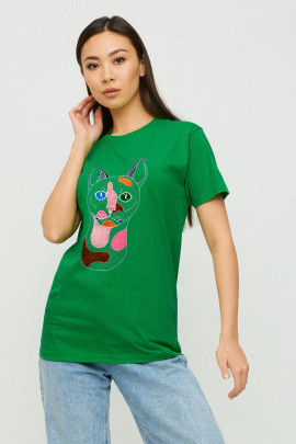 Футболка Boyfriend / дихаючий принт /