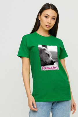 Футболка Boyfriend / дихаючий принт /