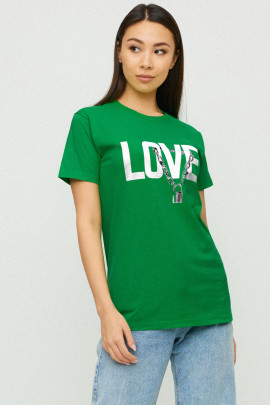 Футболка Boyfriend / дихаючий принт /