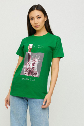 Футболка Boyfriend / дихаючий принт /