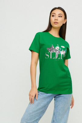 Футболка Boyfriend / дихаючий принт /