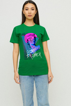 Футболка Boyfriend / дихаючий принт /