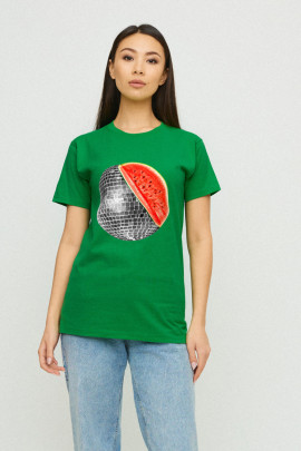 Футболка Boyfriend / дихаючий принт /