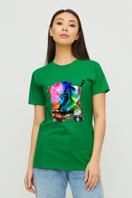 Футболка Boyfriend / дихаючий принт /