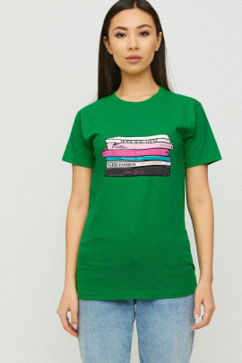 Футболка Boyfriend / дихаючий принт /