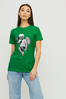 Футболка Boyfriend / дихаючий принт /