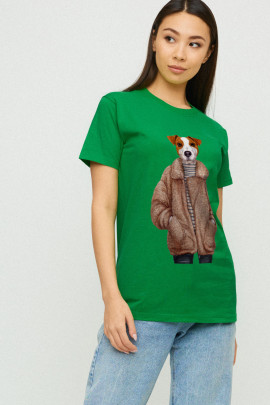 Футболка Boyfriend / дихаючий принт /