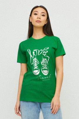 Футболка Boyfriend / дихаючий принт /