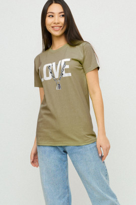 Футболка Boyfriend / дихаючий принт/