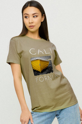 Футболка Boyfriend / дихаючий принт/