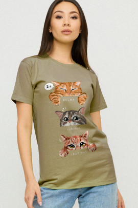 Футболка Boyfriend / дихаючий принт/