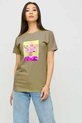 Футболка Boyfriend / дихаючий принт/