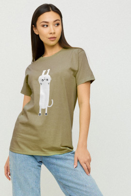 Футболка Boyfriend / дихаючий принт/