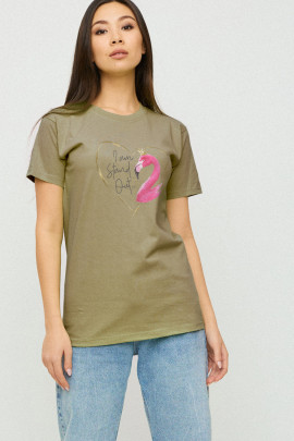 Футболка Boyfriend / дихаючий принт/