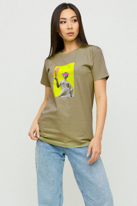 Футболка Boyfriend / дихаючий принт/