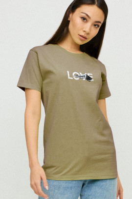 Футболка Boyfriend / дихаючий принт/