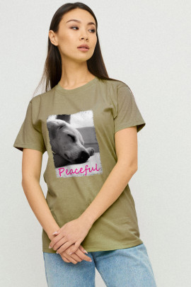 Футболка Boyfriend / дихаючий принт/