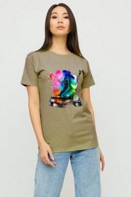 Футболка Boyfriend / дихаючий принт/