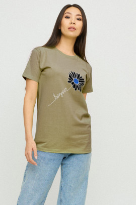 Футболка Boyfriend / дихаючий принт/