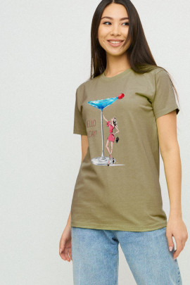 Футболка Boyfriend / дихаючий принт/