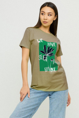 Футболка Boyfriend / дихаючий принт/