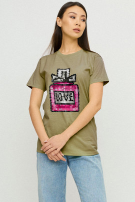 Футболка Boyfriend / дихаючий принт/