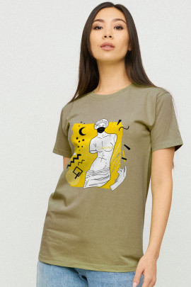 Футболка Boyfriend / дихаючий принт/