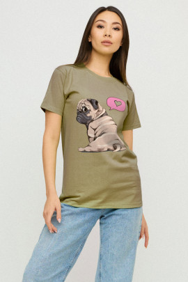 Футболка Boyfriend / дихаючий принт/