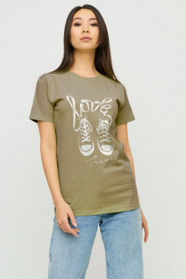 Футболка Boyfriend / дихаючий принт/