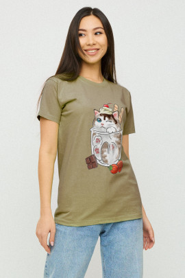 Футболка Boyfriend / дихаючий принт/