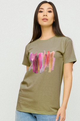 Футболка Boyfriend / дихаючий принт/