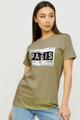 Футболка Boyfriend / дихаючий принт/