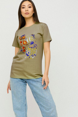 Футболка Boyfriend / дихаючий принт/