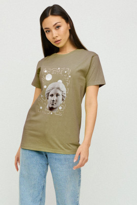 Футболка Boyfriend / дихаючий принт/