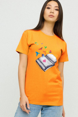 Футболка Boyfriend / дихаючий принт /