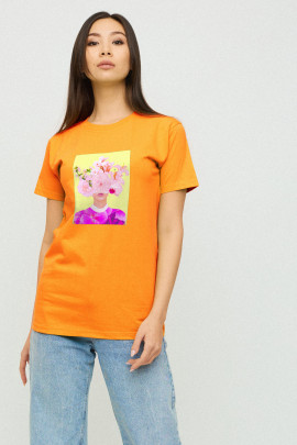 Футболка Boyfriend / дихаючий принт /