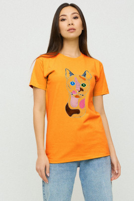 Футболка Boyfriend / дихаючий принт /