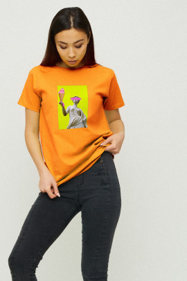 Футболка Boyfriend / дихаючий принт /