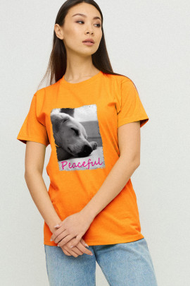 Футболка Boyfriend / дихаючий принт /