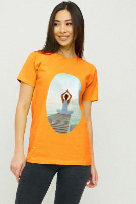 Футболка Boyfriend / дихаючий принт /