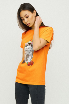 Футболка Boyfriend / дихаючий принт /