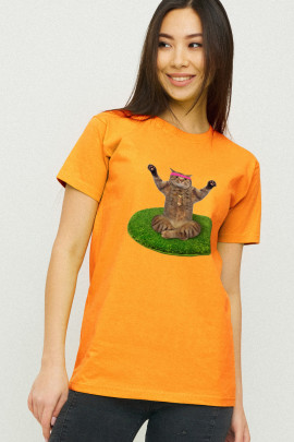 Футболка Boyfriend / дихаючий принт /