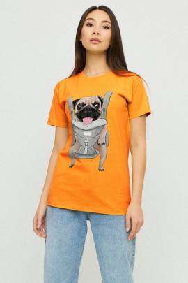 Футболка Boyfriend / дихаючий принт /